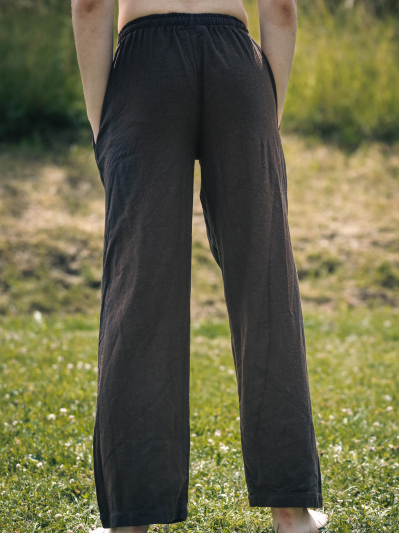 Trollfelsen Mittelalter Gewandung Hose Arian Braun Hinten